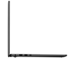 Лаптоп Dell 16 DC16250, Intel Core 5 120U (10 cores, up to 5.0 GHz), 16.0" FHD+(1920x1200) AG, 300nits, 16GB, 2x8GB, DDR5, 5200 MT/s, 1TB M.2 PCIe, Intel Graphics, Cam, FPR, Wi-Fi 6, Backlit Kb, Ubuntu, Carbon Black, 3Y PS
