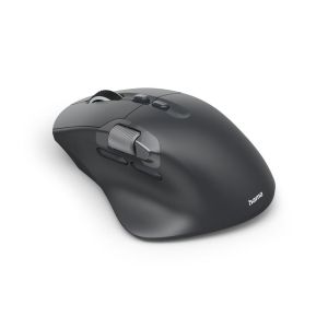 HAMA Мишка „WM-900“ мултифункционална, ергономична, Bluetooth, батерия, RGB, черна