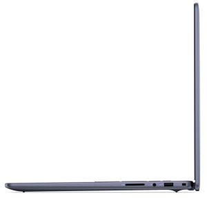 Лаптоп Dell 16 DC16251, Intel Core 7 150U (10 cores, up to 5.4 GHz), 16.0" FHD+(1920x1200) AG 300nits, 16GB, 2x8GB, DDR5, 5200 MT/s, 512GB M.2 PCIe, Intel Graphics, Cam, FPR, Wi-Fi 6E, Backlit Kb, Ubuntu, Midnight Blue,Aluminium, 3Y PS