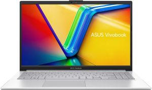 Лаптоп Asus Vivobook Go E1504FA-BQ2424W, AMD, Ryzen R5-7520U 2.8GHz (6MB Cache, up to 4.3GHz, 4 cores, 8 Threads),15.6" FHD (1920x1080),16GB (on bd) LPDDR5 , 1TB SSD G3,  AMD Radeon Graphics,Backlit ,Chiclet Keyboard, Windows 11 Home, Cool  Silver