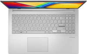 Лаптоп Asus Vivobook Go E1504FA-BQ2424W, AMD, Ryzen R5-7520U 2.8GHz (6MB Cache, up to 4.3GHz, 4 cores, 8 Threads),15.6" FHD (1920x1080),16GB (on bd) LPDDR5 , 1TB SSD G3,  AMD Radeon Graphics,Backlit ,Chiclet Keyboard, Windows 11 Home, Cool  Silver