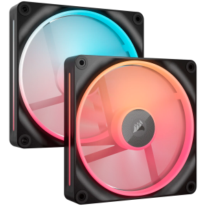 CORSAIR LX-R RGB Series, iCUE LINK LX140-R RGB, 140mm RGB Fan, Dual Fan Kit