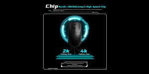 VXE професионална геймърска мишка Wireless Gaming Mouse Dragonfly R1 1K - Huano Ice Berry Pink Dot Switches, Black