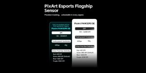 VXE професионална геймърска мишка Wireless Gaming Mouse Dragonfly R1 1K - Huano Ice Berry Pink Dot Switches, Black