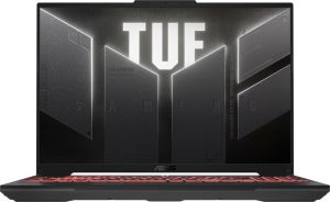 Геймърски лаптоп ASUS TUF A16 FA607NU-RL070/ AMD Ryzen 5 7535HS/ NVIDIA RTX 4050 6GB/ 16GB DDR5/ 512 GB m.2 NVMe 