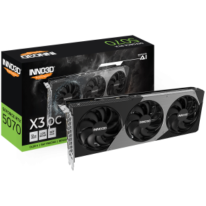 INNO3D NVIDIA RTX 5070 X3 OC 12GB GDDR7 192bit, 2542MHz / 28Gbps, 3x DP, 1x HDMI, 3 fans 2 slot