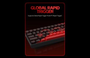 Madlions професионална геймърска механична клавиатура Professional Gaming Mechanical Keyboard MAD 60 PRO - Black, 8K, Gateron Jade Customized [Linear]