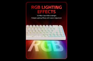 Madlions Professional Gaming Mechanical Keyboard MAD 60 PRO - Black, 8K, Sealed Silver Magnetic [Linear]