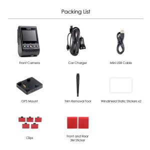 VIOFO Dash Cam A129 Plus - GPS, Sony STARVIS, 60 FPS