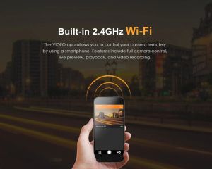VIOFO Видеорегистратор Dash Cam A129 Plus DUO - GPS, Rear Cam included