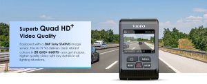 VIOFO Dash Cam A119 V3-G - GPS Module, Quad HD+, HDR, Sony STARVIS