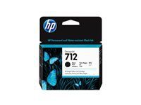 Cartuș consumabil de cerneală neagră HP 712 de 80 ml