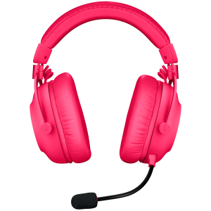 LOGITECH G PRO X2 LIGHTSPEED Wireless Gaming Headset - Blue Mic - MAGENTA