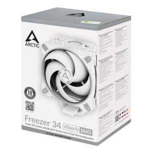 Cooler Arctic Freezer 34 eSports DUO - Gri/Alb - LGA2066/LGA1700/LGA1200/AM4
