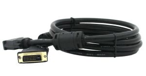 Cablu VCom DVI 24+1 Dual Link M / M +2 Ferită - CG441GD-2m