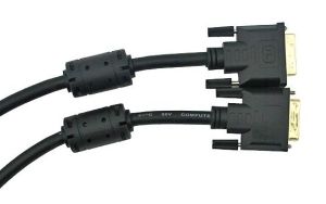 Cablu VCom DVI 24+1 Dual Link M / M +2 Ferită - CG441GD-2m