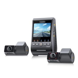 VIOFO Dash Cam A329S 3 Channel - 4K, HDR, Triple Sony STARVIS 2, GPS, Bluetooth, FOV Fisheye Cabin