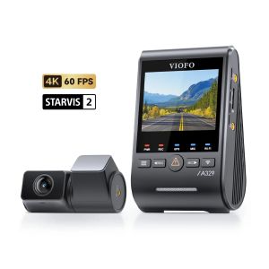 VIOFO Dash Cam A329S 2 Channel - 4K, HDR, Dual Sony STARVIS 2, GPS, Bluetooth, Wi-Fi 6