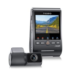 VIOFO Dash Cam A329S 2 Channel - 4K, HDR, Dual Sony STARVIS 2, GPS, Bluetooth, Wi-Fi 6