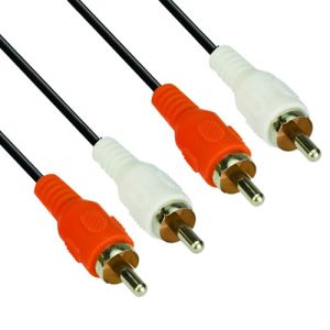 Cablu Audio VCom RCA 2x M / RCA 2x M - CV022-1.5m
