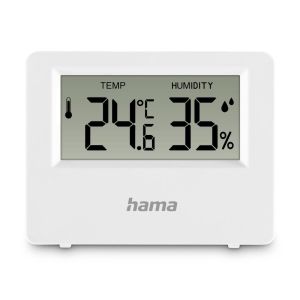 HAMA "Ebro" Цифров термометър/хигрометър, бял