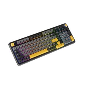 Marvo Wireless Gaming Mechanical keyboard Titan 98 - KG986W Black - Banana Crystal [Linear]