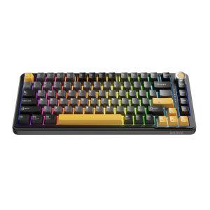 Marvo Wireless Gaming Mechanical keyboard Titan 75 - KG985W Black - Banana Crystal [Linear]