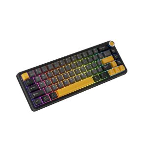 Marvo Wireless Gaming Mechanical keyboard Titan 65 - KG984W Black - Banana Crystal [Linear]