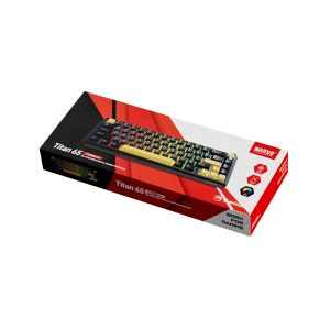 Marvo Wireless Gaming Mechanical keyboard Titan 65 - KG984W Black - Banana Crystal [Linear]
