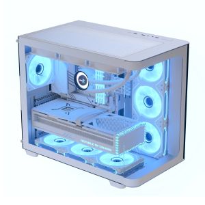 AeroCool кутия Case ATX - P500C-G-WT-v1 - 4 x 120 mm Infinity Mirror A-RGB