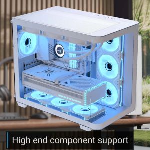AeroCool кутия Case ATX - P500C-G-WT-v1 - 4 x 120 mm Infinity Mirror A-RGB