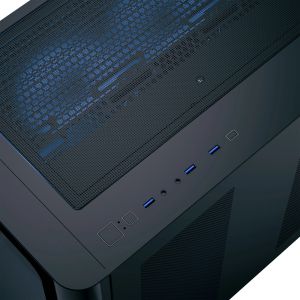 AeroCool кутия Case ATX - P500C-G-BK-v1 - 4 x 120 mm Infinity Mirror A-RGB
