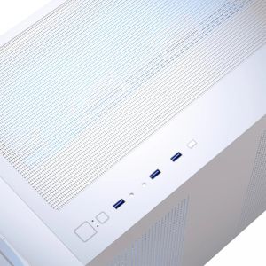 AeroCool кутия Case mATX - P300C-G-WT-v1 - 3 x 120 mm Infinity Mirror A-RGB