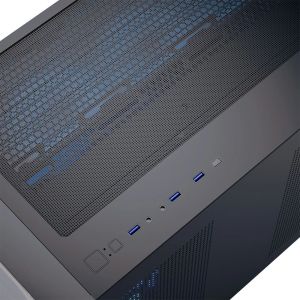 AeroCool Case mATX - P300C-G-BK-v1 - 3 x 120 mm Infinity Mirror A-RGB