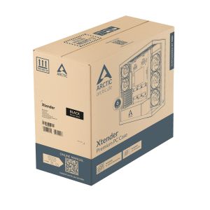 Кутия за компютър Arctic Xtender VG Mirror - Black Mid-Tower