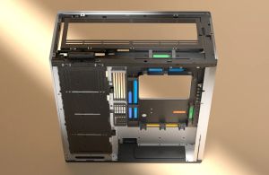 HAVN Case E-ATX - HS 420 VGPU Edition White - PCIe Gen 5 riser included