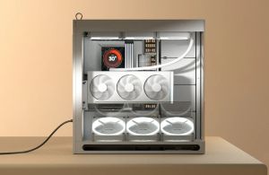 HAVN Case E-ATX - HS 420 VGPU Edition White - PCIe Gen 5 riser included