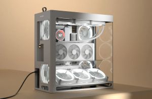 HAVN Case E-ATX - HS 420 VGPU Edition White - PCIe Gen 5 riser included