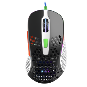 Oyun faresi Xtrfy M4 Street, RGB, Beyaz