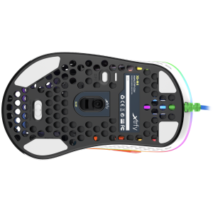Oyun faresi Xtrfy M4 Street, RGB, Beyaz