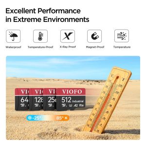 VIOFO карта памет за видеорегистратор MicroSDXC 64GB UHS-I U3 V30 A2 - VIOFO-SD-064G