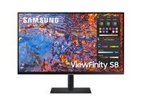 SAMSUNG Viewfinity S8 S80PB 32inch monitor 16:9 3840x2160 IPS 5ms HDR400 HAS/Swivel/Pivot/Tilt HDMI/DP/USB-C 90W/LAN USB3 Hub