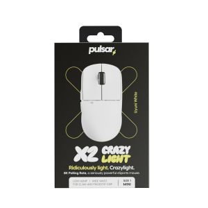 Pulsar Wireless Gaming Mouse X2 CrazyLight Uyuni White 8K