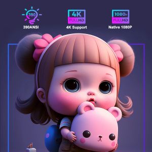 MagCubic преносим мултимедиен проектор Portable LED Projector HY320 - 4K, Android 11, Wi-Fi, Bluetooth 5.0