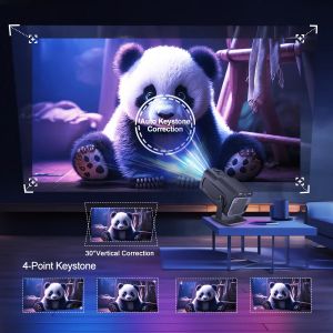 MagCubic преносим мултимедиен проектор Portable LED Projector HY320 - 4K, Android 11, Wi-Fi, Bluetooth 5.0