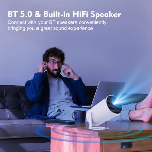 MagCubic преносим мултимедиен проектор Portable Multimedia Projector HY300 Pro - 4K, Android 11, Wi-Fi, Bluetooth 5.0