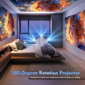 MagCubic преносим мултимедиен проектор Portable Multimedia Projector HY300 Pro - 4K, Android 11, Wi-Fi, Bluetooth 5.0