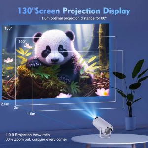 MagCubic преносим мултимедиен проектор Portable Multimedia Projector HY300 Pro - 4K, Android 11, Wi-Fi, Bluetooth 5.0