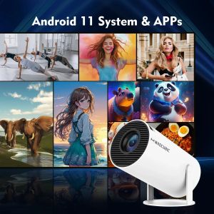 MagCubic преносим мултимедиен проектор Portable Multimedia Projector HY300 Pro - 4K, Android 11, Wi-Fi, Bluetooth 5.0