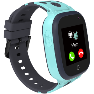 CANYON Sandy KW-34, Kids smartwatch, 1.44 inch colorful screen, GPS function, Nano SIM card, 32+32MB, GSM(850/900/1800/1900MHz), 400mAh battery, compatibility with iOS and android, Blue, host: 52.9 *40.3*14.8mm, strap: 230*20mm, 42g